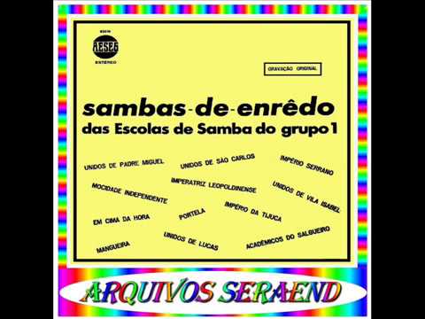 03- G.R.E.S. UNIDOS DE LUCAS - BRASIL DAS 200 MILHAS - PEDRO PAULO - 1972==ARQUIVOS SERAEND