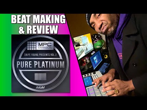 AKAI MPC LIVE II Snipe Young Vol.1 Expansion Review & Beat Making