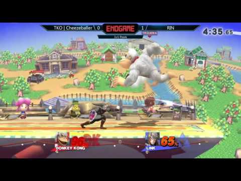 ENDGAME: 1v1 Pools – TKO l Cheezeballer (Donkey Kong) vs. RIN (Link)