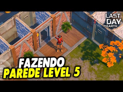 PROTEÇÃO MÁXIMA FAZENDO PAREDES LEVEL 5 - Last Day On Earth