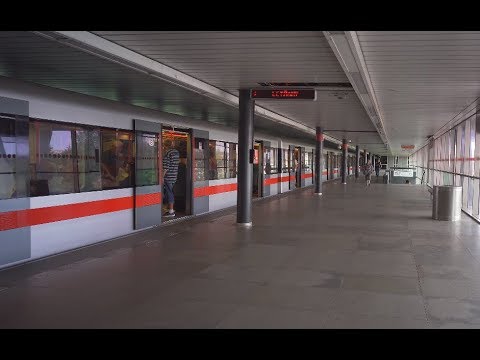República Tcheca, Praga, viagem de metrô de Pankrác a Vyšehrad
