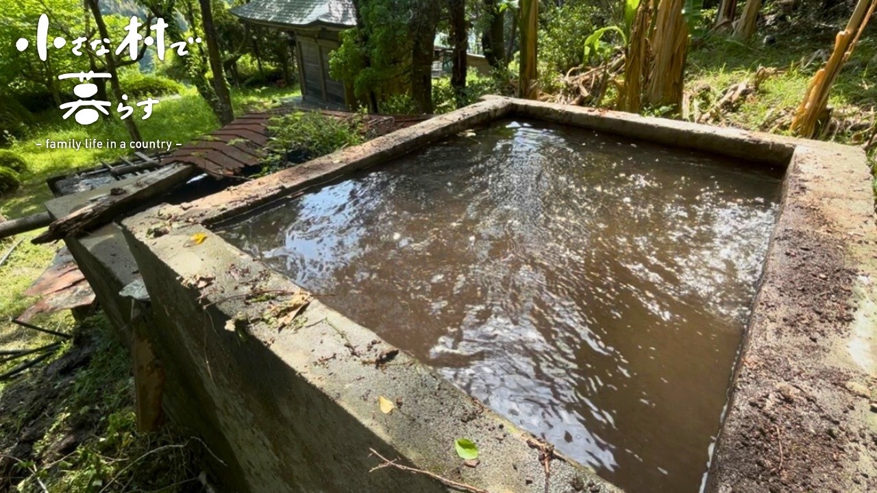 山奥の水源を綺麗にして濾過水槽を復活させました#82