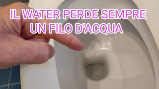 COME SISTEMARE LA PERDITA DELLA CASSETTA GEBERIT QUANDO PERDE SOLO UN FILO D'ACQUA