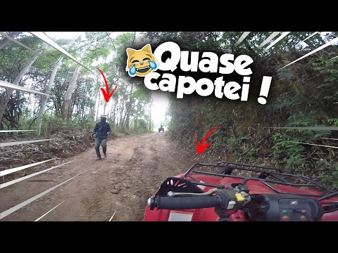 QUASE CAPOTEI O QUADRICICLO ! 😂