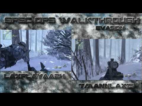 MW2: Alpha |Spec Ops Walkthrough| Evasion Veteran [DUAL Gameplay/Commentary]