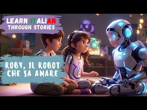 Learn Italian Through Stories | Roby, il Robot che sa Amare 🤖 | Beginner Level ⭐
