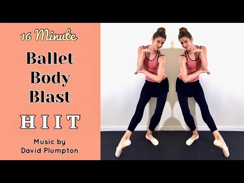 16 MIN BALLET BODY HIIT | For Weight Loss & Lean Muscles