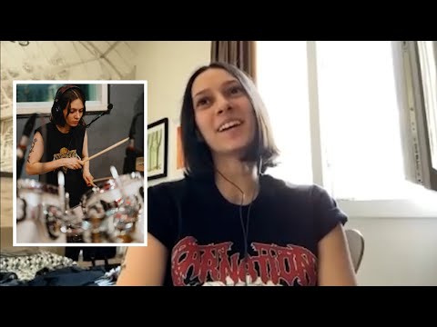 Crypta's Luana Dametto about her drumming style