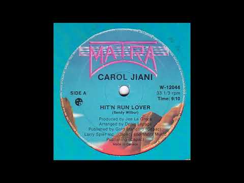 Carol Jiani - Hit'n run lover(1981)(karlmixclub extended remix)