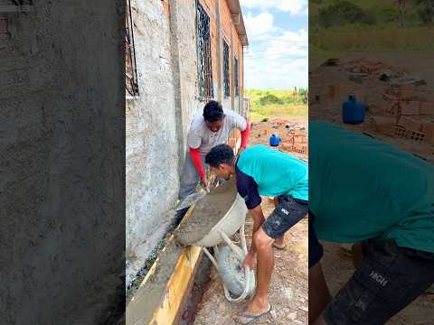 Virar o carrinho é mais rápido 😂😂#funny #pedreiro