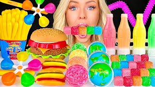 ASMR SOUR CANDY WARHEADS CUBES SOUR SPRAY WAX CAND