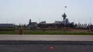preview picture of video 'Discovery Park of America, Union City, TN Train Car exhibt Arrives'