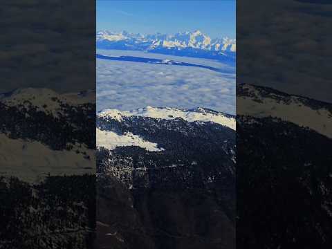 Swiss Alps from above #switzerland #alps #travel #vlog #flight