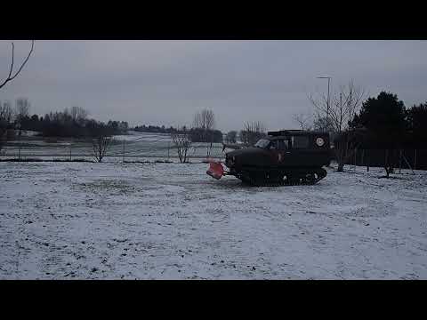 RUDY 105B Syrena na gąsienicach na śniegu