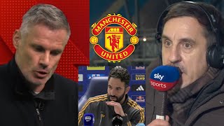Gary Neville And Carragher Reacts To Ruben Amorim's Statement🗣️ "I’m The Manager, He Will Not Quit"