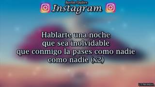 Juistin Quiles - Instagram  La Promesa Letra HD