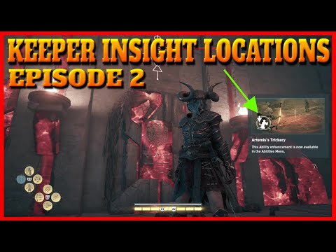 Assassin's Creed Odyssey: Fate of Atlantis - All Keepers Insights Locations in Episode 2