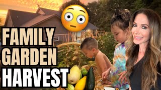 FAMILY GARDEN HARVEST ON OUR HOMESTEAD🪴❤️