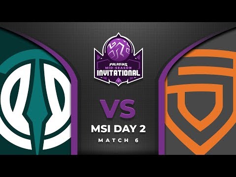 Paladins MSI 2019 - Day 2 - Match 6 - Hype Unit vs Penta