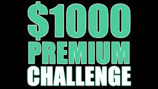 $1000 PREMIUM CHALLENGE | Selling Options For Income | Simple Option Trading