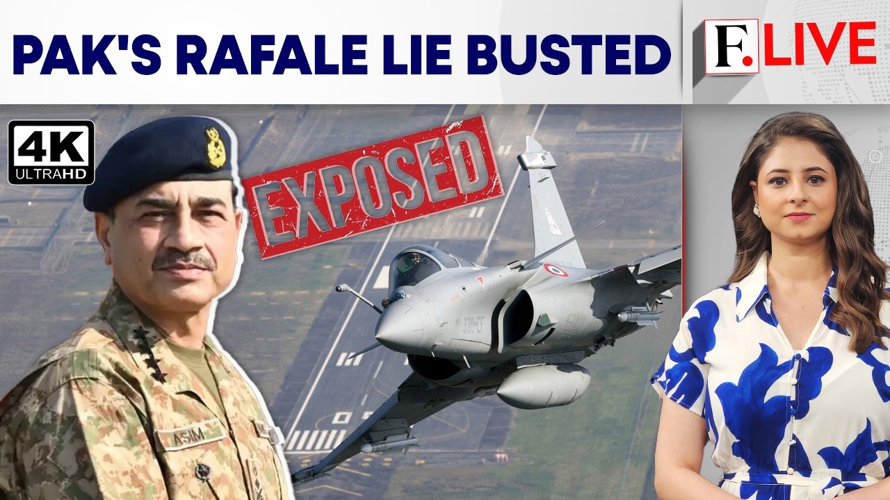 Indian Air Force Exposes Pakistan's Rafale Jet Shooting Claim | Firstpost Live | 4K