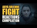 Game Of Thrones ARYA BRIENNE FIGHT Reactions Compilation