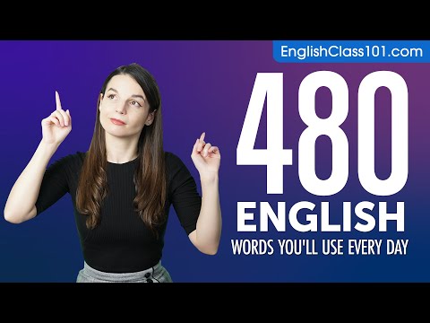 480 English Words You'll Use Every Day - Basic Vocabulary #88