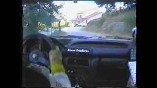 preview picture of video 'cameracar onboard - Rally Città di Ceccano 1997 - Maselli-Arena - Opel Astra Gsi - PS 7'