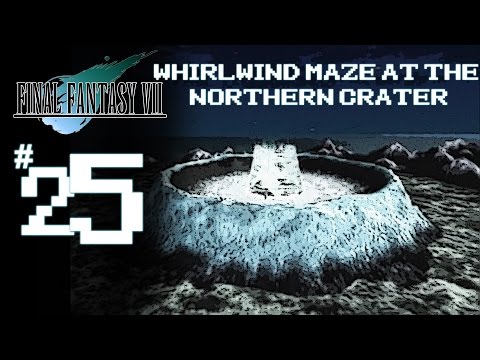 Final Fantasy VII Platinum Trophy Walkthrough Part 25 - Whirlwind Maze at the Northern Crater