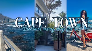 WEEKEND AWAY IN  CAPE TOWN VLOG PART 1