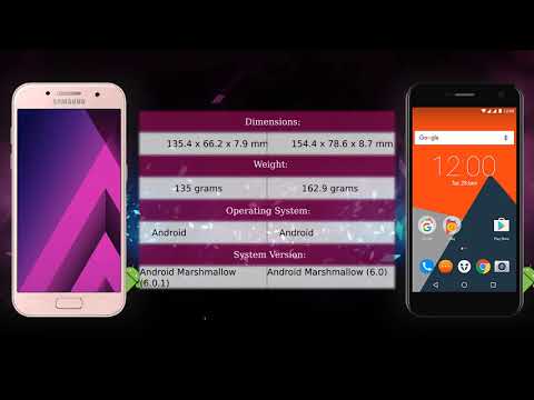 Samsung Galaxy A3 2017 vs Wileyfox Spark X - Phone comparison