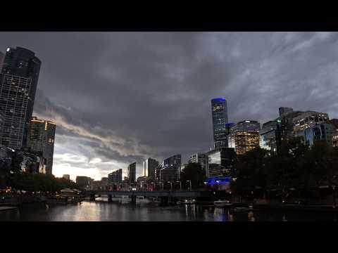 Sunset Time Lapse Yarra River Melbourne