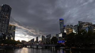 Melbourne Skyline Sunset Timelapse 4K | Yarra River, Australia