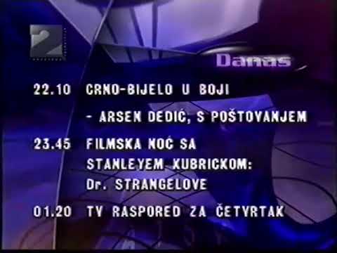 HRT 2, 1998. ili 1999. - kraj programa