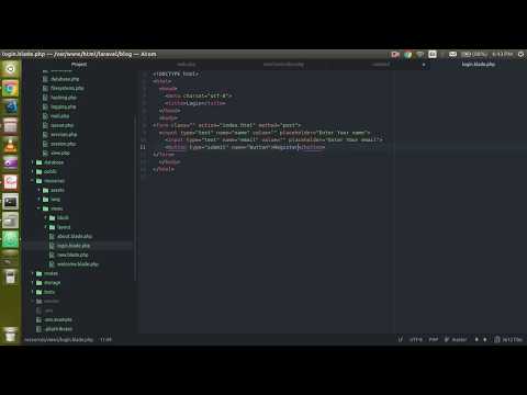 Laravel 5 6 tutorial Create Registration form