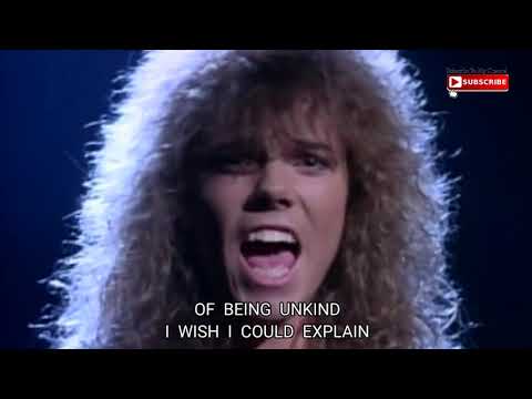 Europe - Carrie (UltraHD4K) w/ Lyrics On Screen