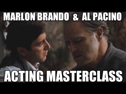 Why This Marlon Brando Godfather Scene With Al Pacino Is An Acting Masterclass!