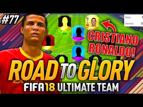 USING RONALDO IN THE WEEKEND LEAGUE!! FIFA 18 ROAD TO GLORY #77