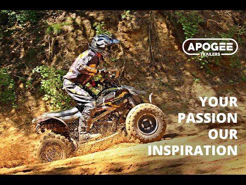 ATV UTV Apogee folding trailers aluminum https://apogeetrailers.com/