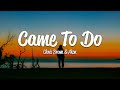 Chris Brown - Came To Do (Lyrics) ft. Akon