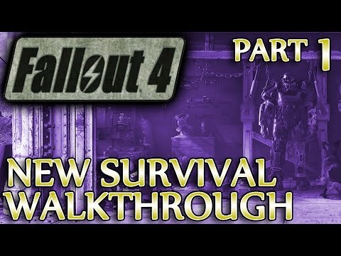 Ⓦ Fallout 4 New Survival Walkthrough ▪ Part 1, Getting Started