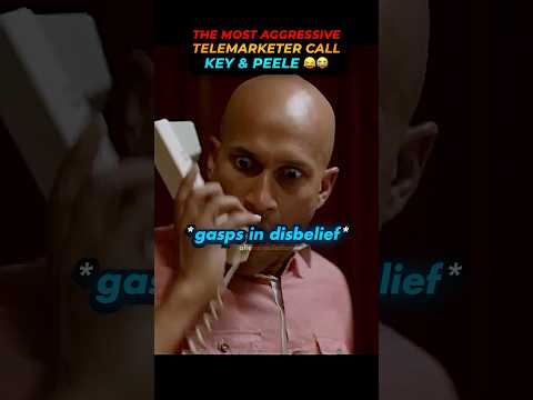 The Most Aggressive Telemarketer - Funny Key and Peele Skit #shorts