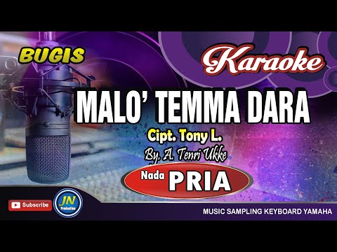 Malo Temma Dara_Bugis Karaoke Tanpa Vocal+Lirik Nada Pria By A Tenri Ukke
