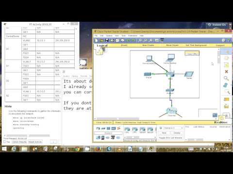 CCNA 2 Packet Tracer Activity 4.1.2.9 solution