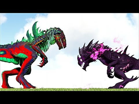 DARK MANA REAPER EMPRESS BOSS VS GODZILLA - ZILLA 1998 LVL 1.500 (ARK SURVIVAL EVOLVED BATTLE KAIJU)