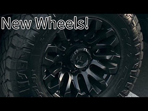 2022 Silverado 3500 HD Duramax New Wheels And Tires Nitro Ridge Grapplers Fuel Offroad Wheels 18x9