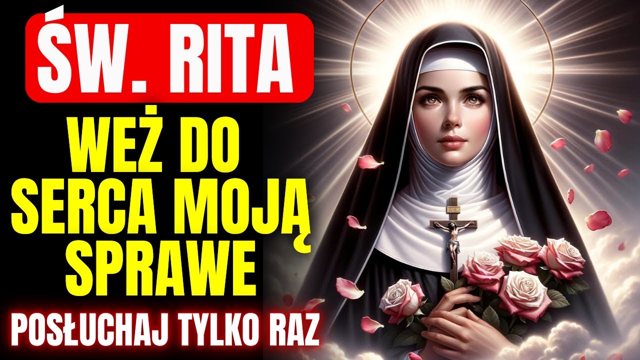 NIEZAWODNA MODLITWA DO ŚWIĘTEJ RITY W SPRAWACH TRUDNYCH I BEZNADZIEJNYCH | OTRZYMAJ SWÓJ CUD TERAZ!