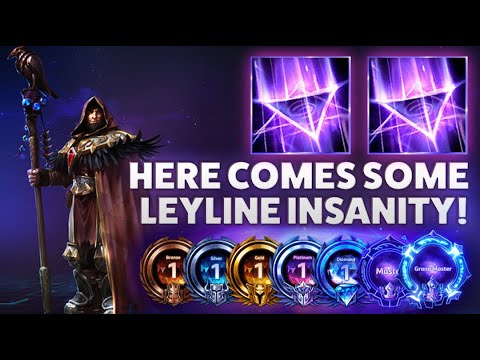 Medivh Leyline - HERE COMES SOME LEYLINE INSANITY! - Grandmaster Storm League