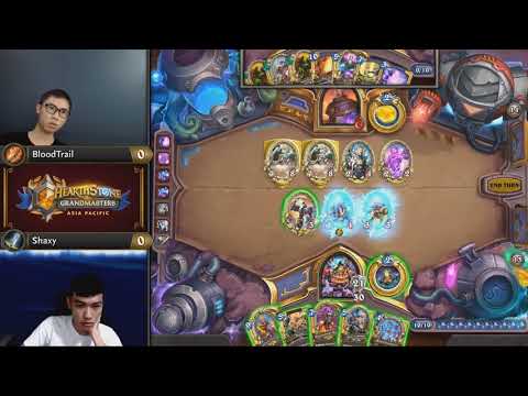 Hearthstone Grandmasters 2019: BloodTrail vs Shaxy | Week 2 Day 1 | Asia-Pacific