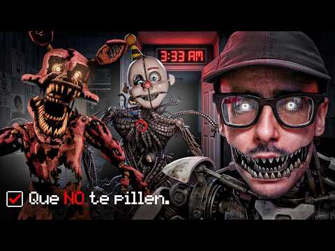 FNAF 4 y 5 pero YO soy los ANIMATRÓNICOS! - FNAF Simulator #3